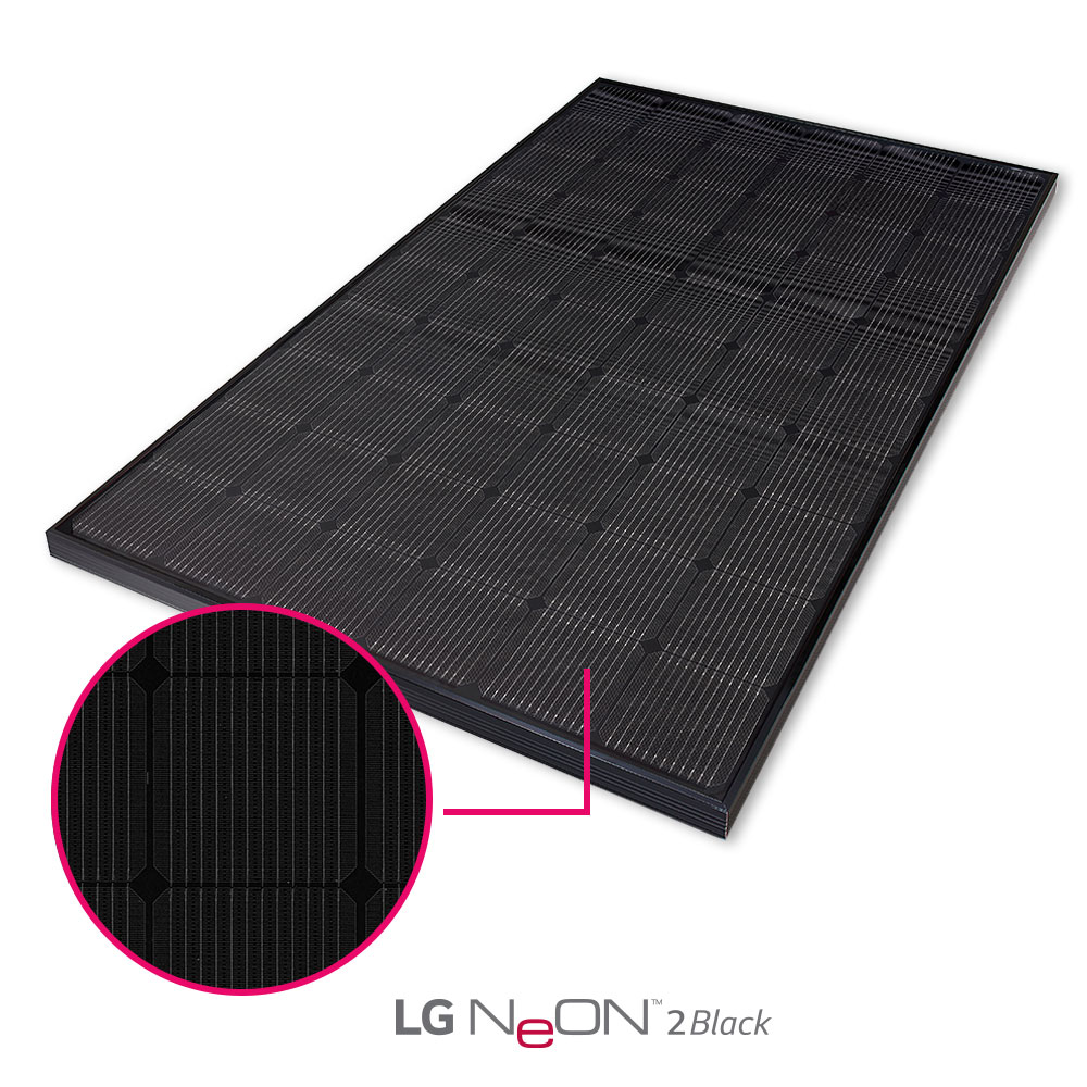 LG-Mono-Solarmodul - NeON®2  LG355N1K-N5 Full Black